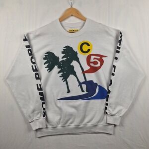 CPFM Lil Wayne Tha Carter V Album Merch Graphic Sweatshirt White Large